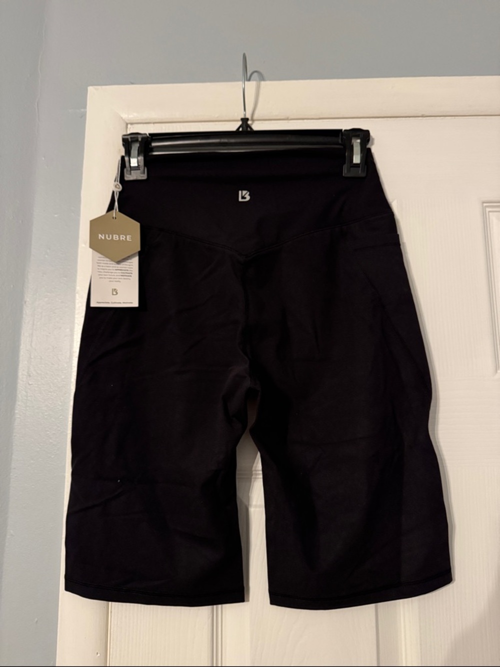 BuffBunny Black High-Rise Bike Shorts